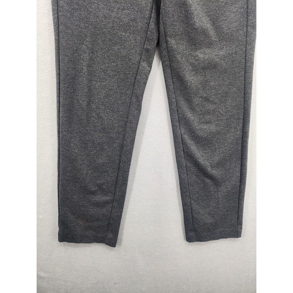 J. Jill Ponte Slim Leg Pants Gray Charcoal Heather Pull On Trousers Large Tall - Picture 4 of 11
